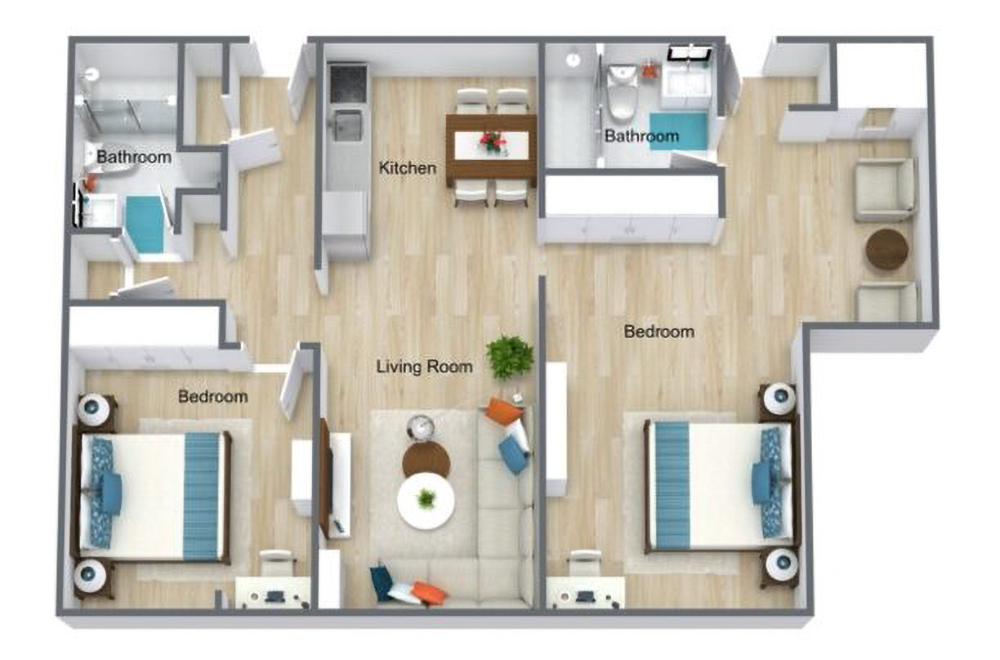 Camellia – Two Bedroom Camellia