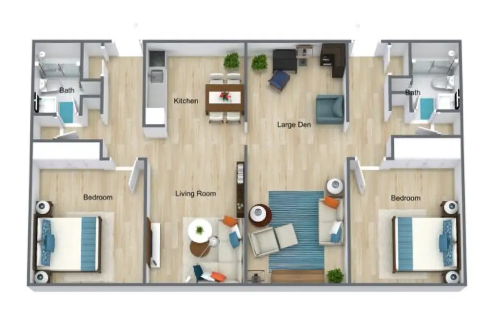 Gardenia – Two Bedroom Gardenia