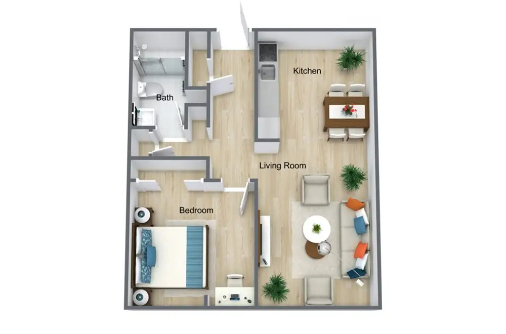 Magnolia – One Bedroom Magnolia